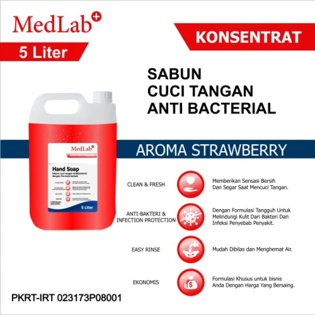 DESINFEKTAN MEDLAB 5 LTR ANTI BACTERIAL