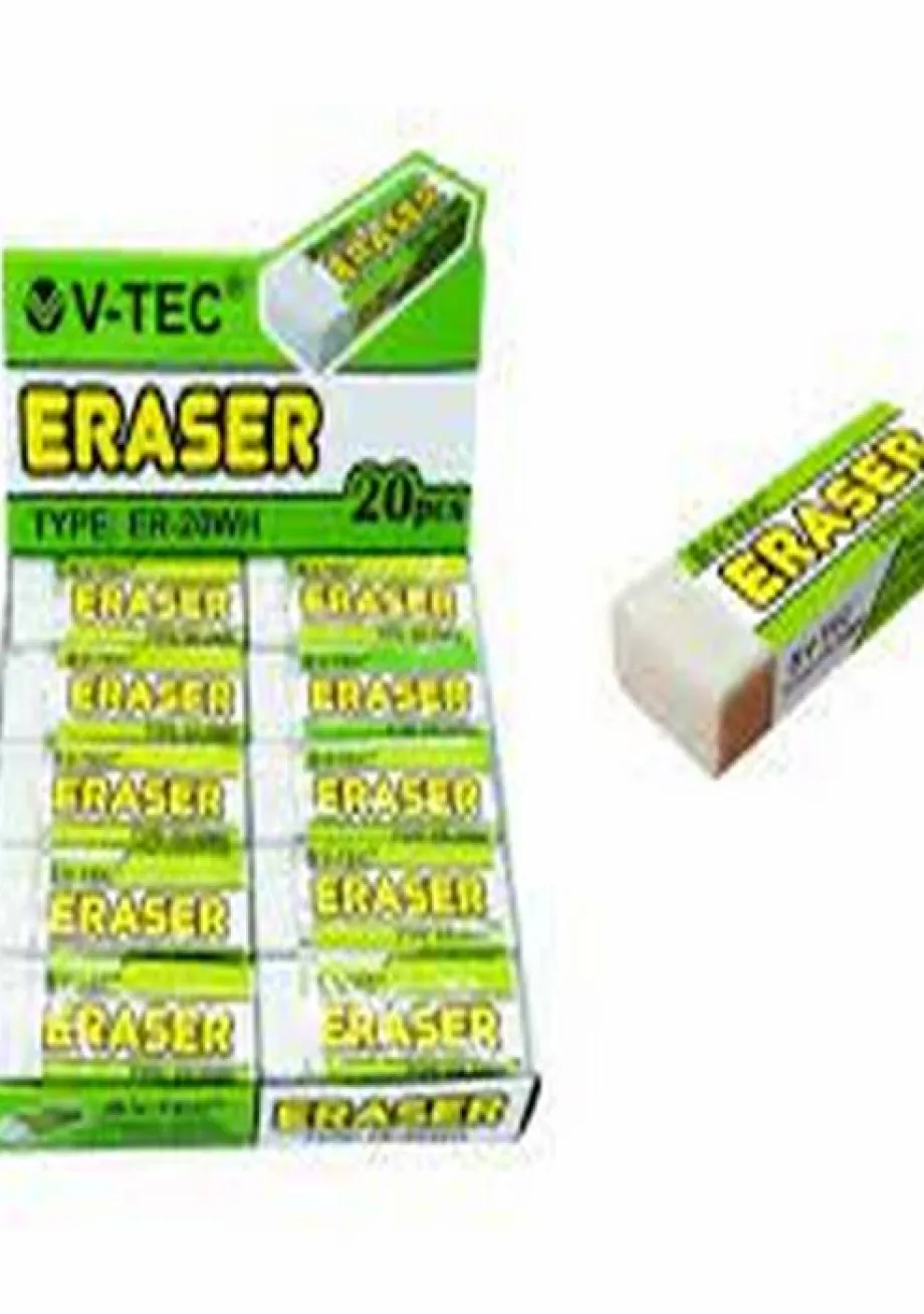 Penghapus Pensil PENGHAPUS / ERASER VTEC ER 20 WHITE 1 ~item/2022/4/11/vtec_eraser_er_20_wh_white