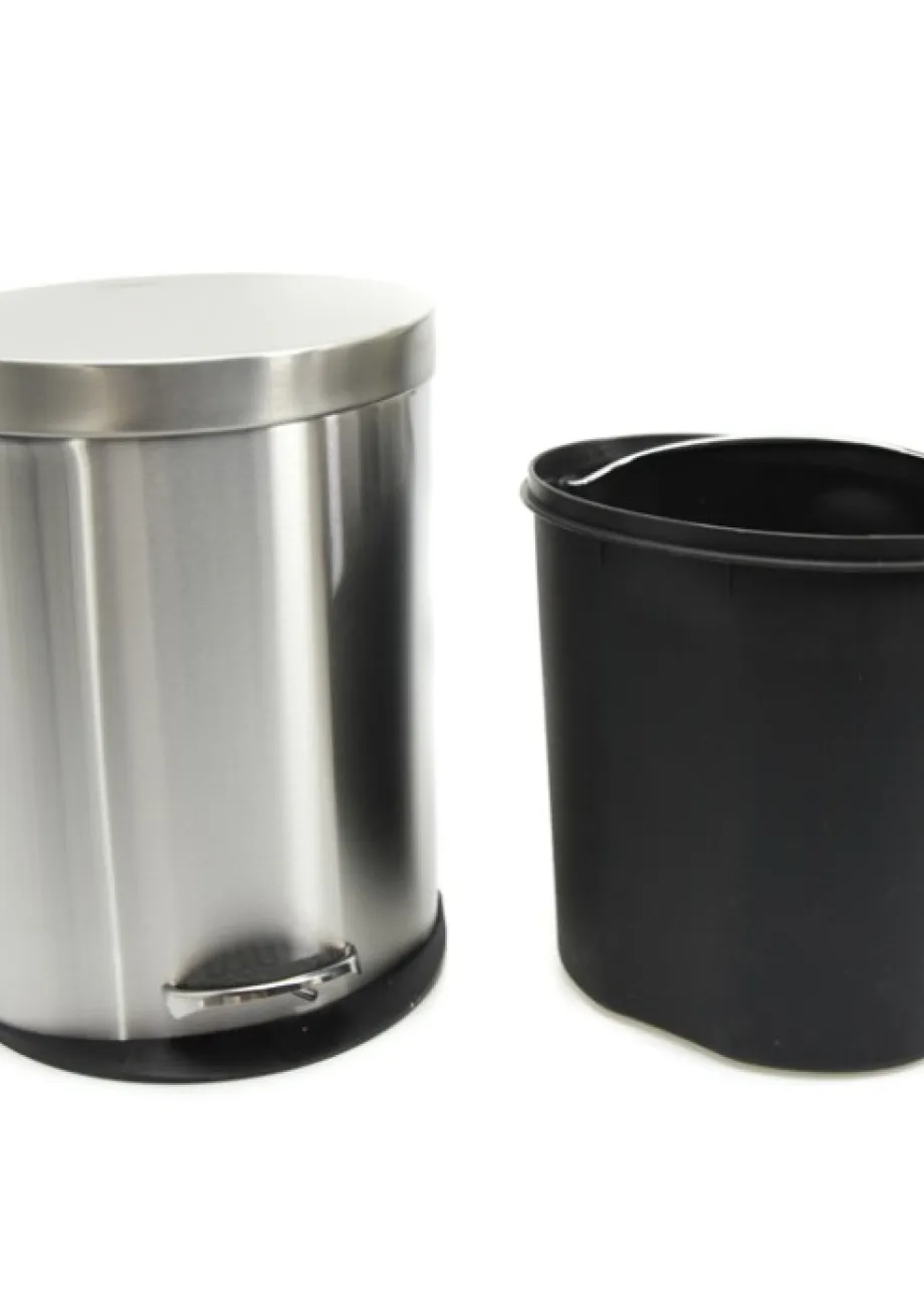 Tempat Sampah Krisbow Tempat Sampah Pedal Oval Matt 5 Ltr 3 ~item/2022/4/16/3