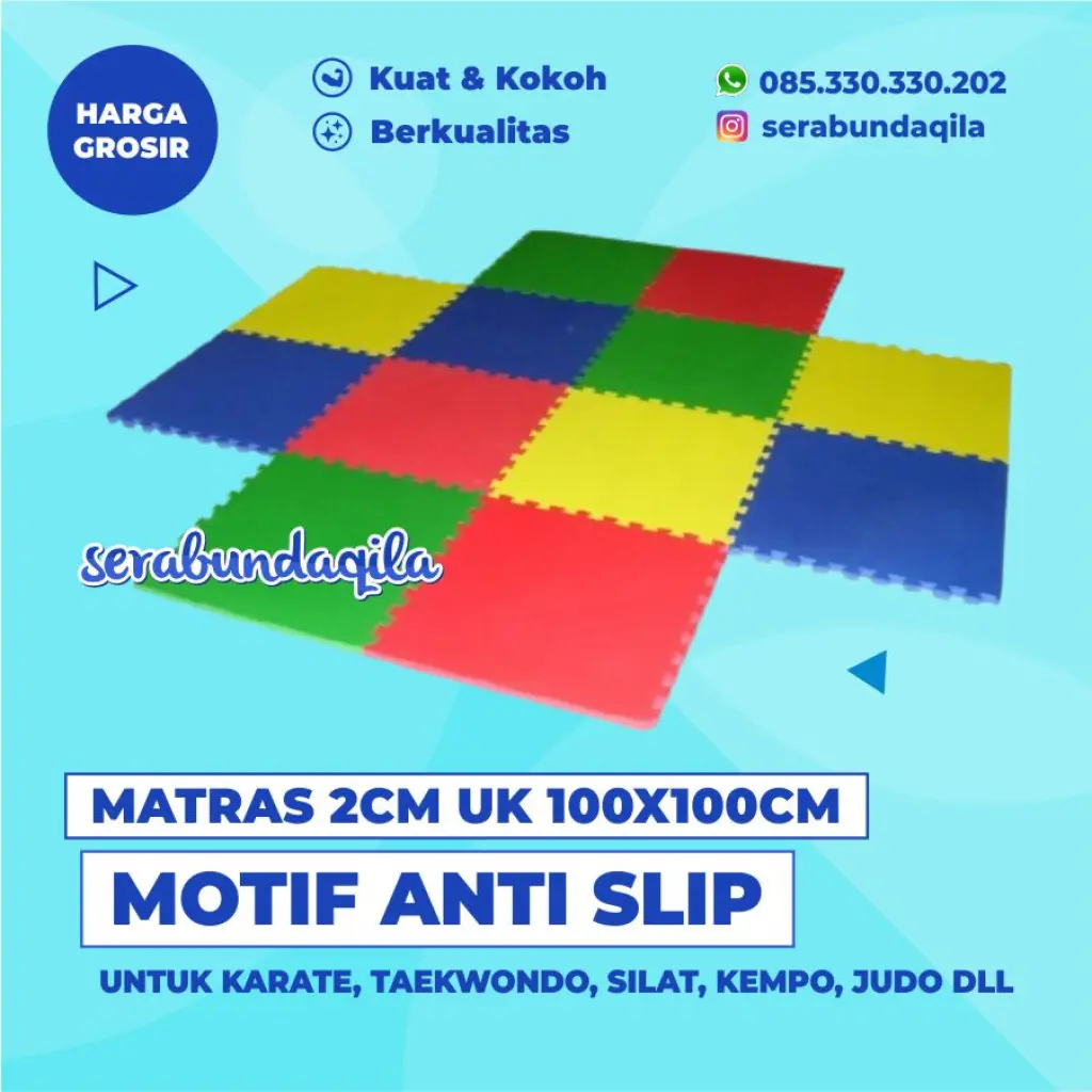 Matras karate silat taekwondo kempo 100x100cmx 2cm