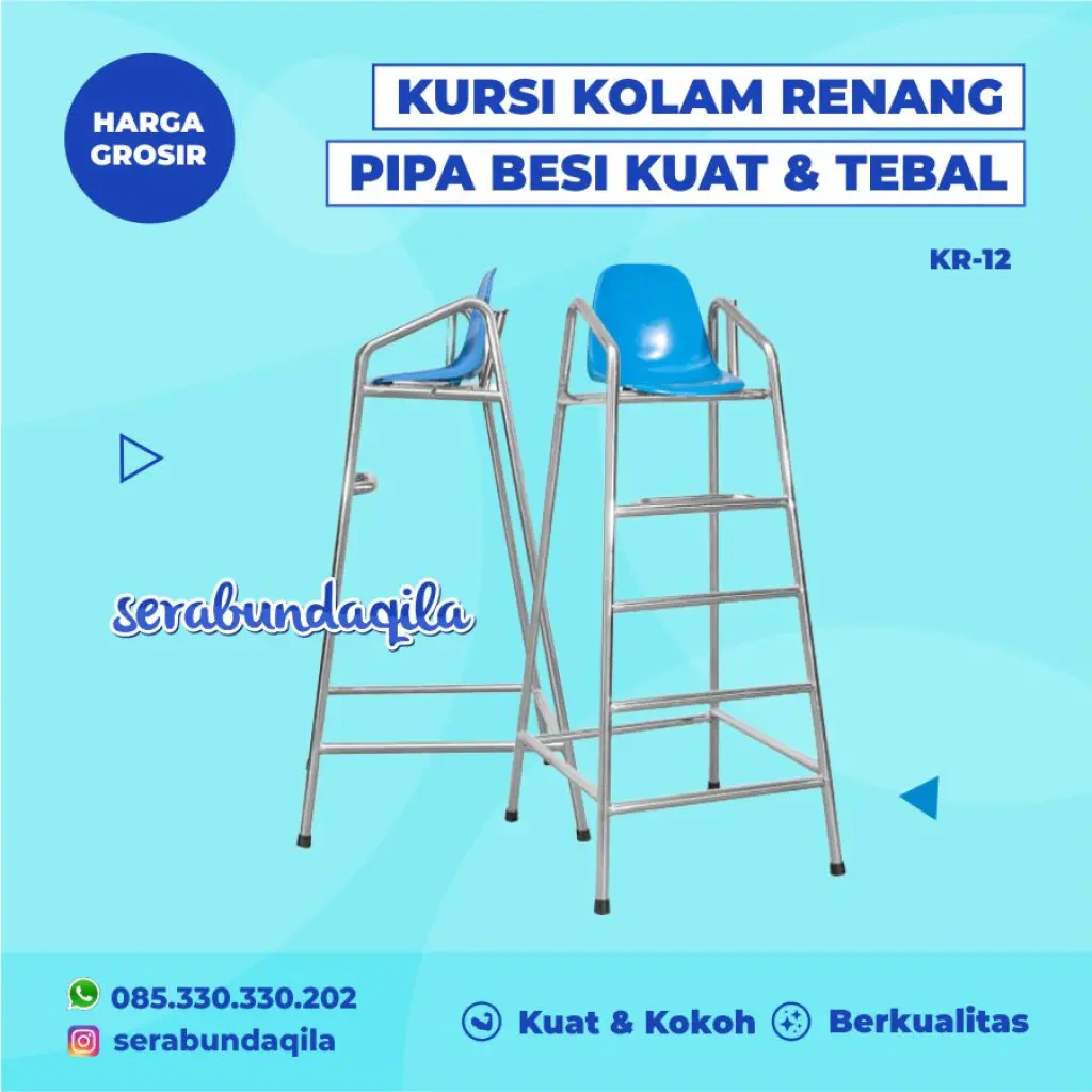 Kursi Penjaga Kolam Renang KR12 Harga Grosir