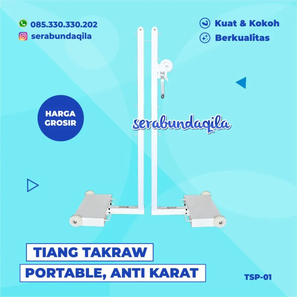 Tiang Sepak Takraw Portable TSP01 Murah