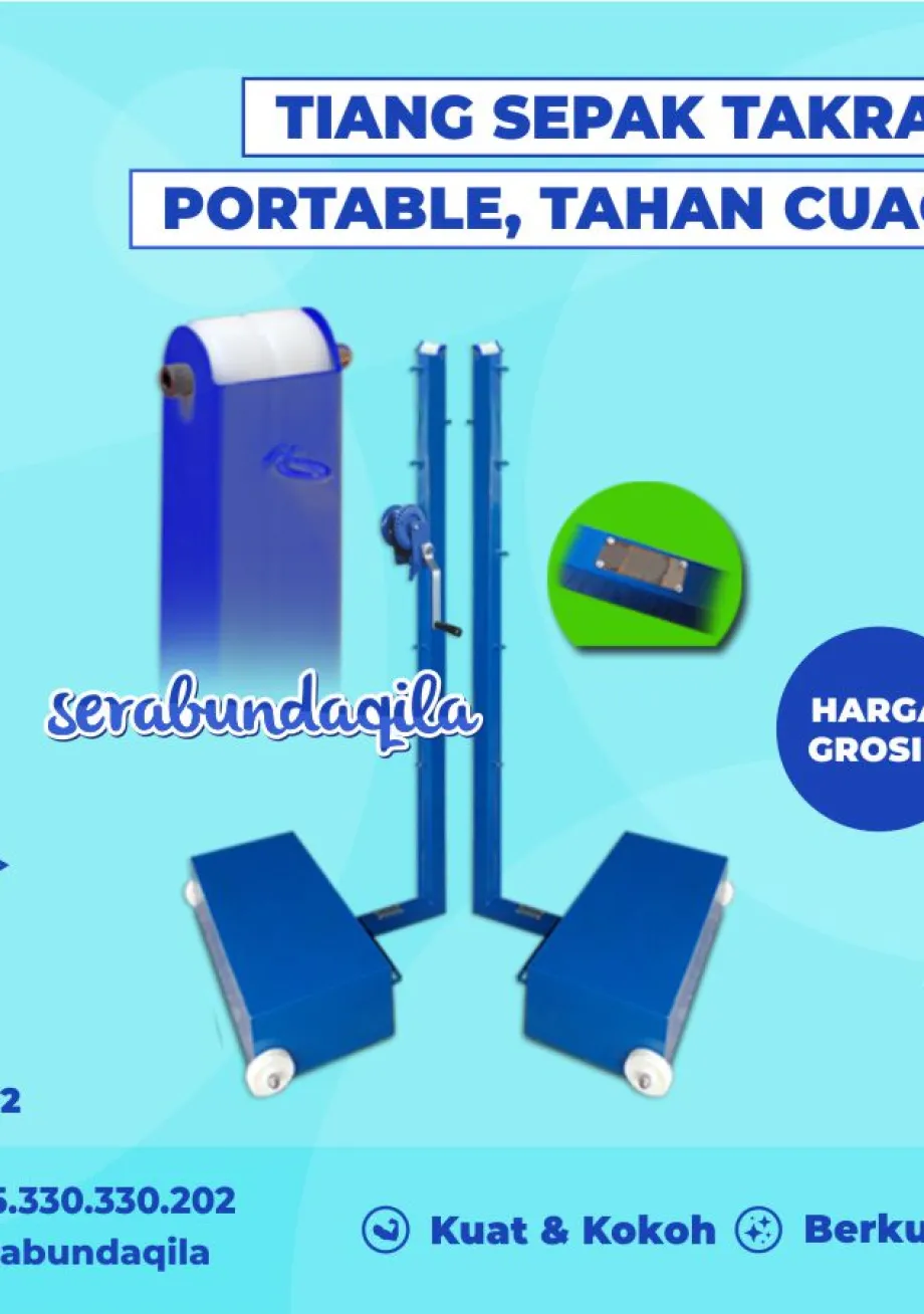 Peraga Olahraga Tiang Sepak Takraw Portable TSP-02 Grosir 1 ~item/2022/5/27/tiang_sepak_takraw_portable_tsp_02_sera