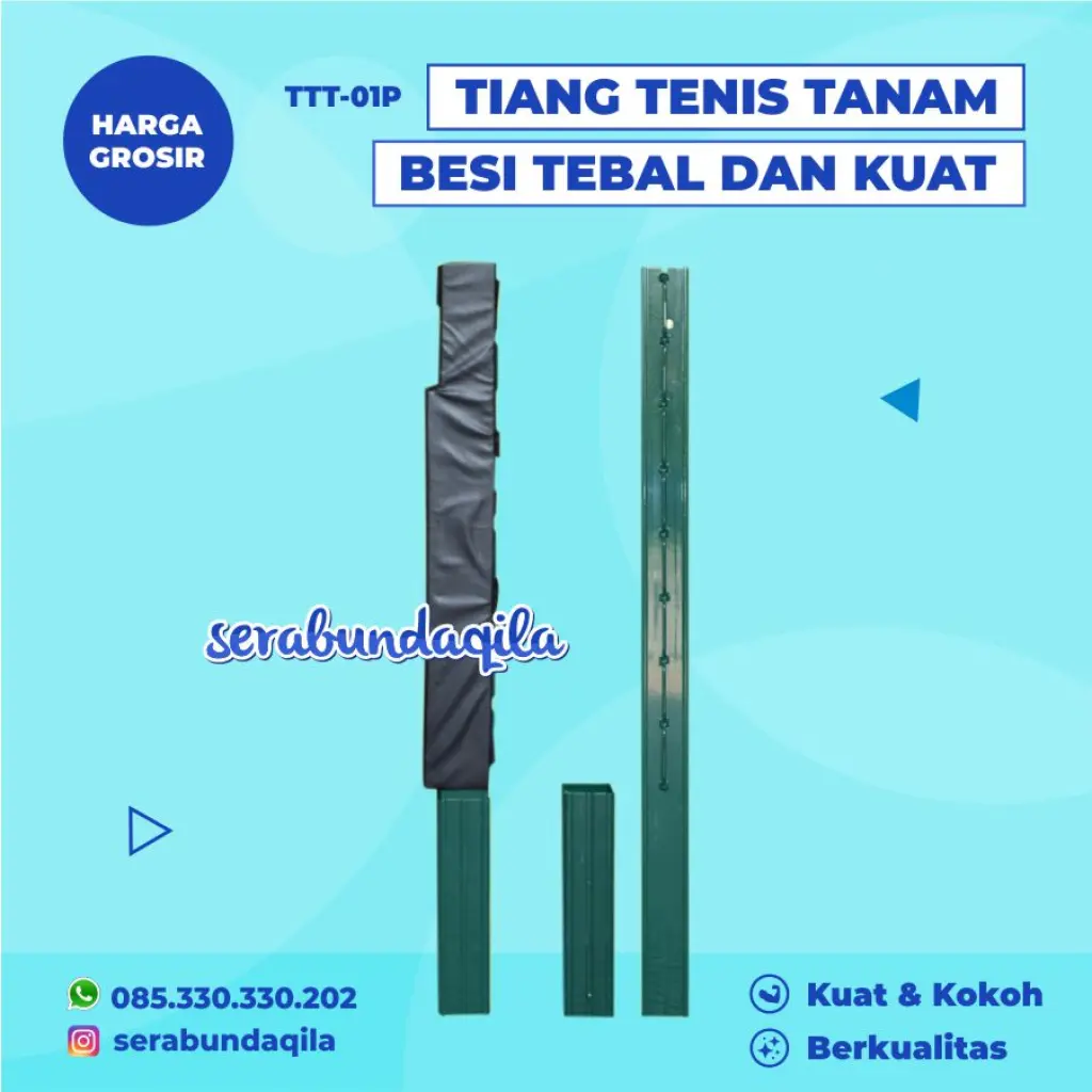 Tiang Tenis Tanam TTT01P Atlet Promo