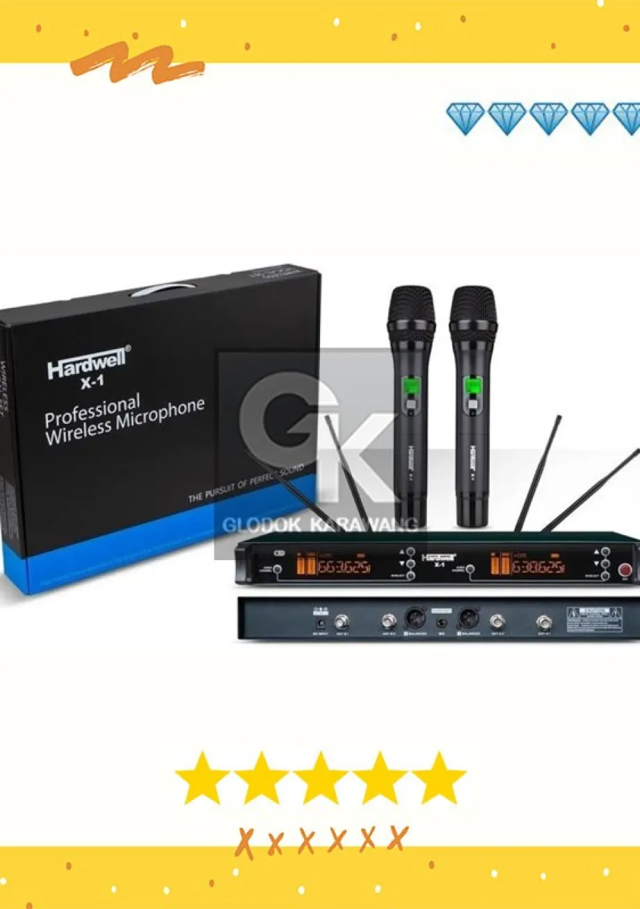 Microphone Wireless Microphone Wireless HARDWELL X1 Pegang 2 Handheld Original 1 ~item/2022/7/12/8f7033cd_6989_430f_9f6f_8c6addf81303