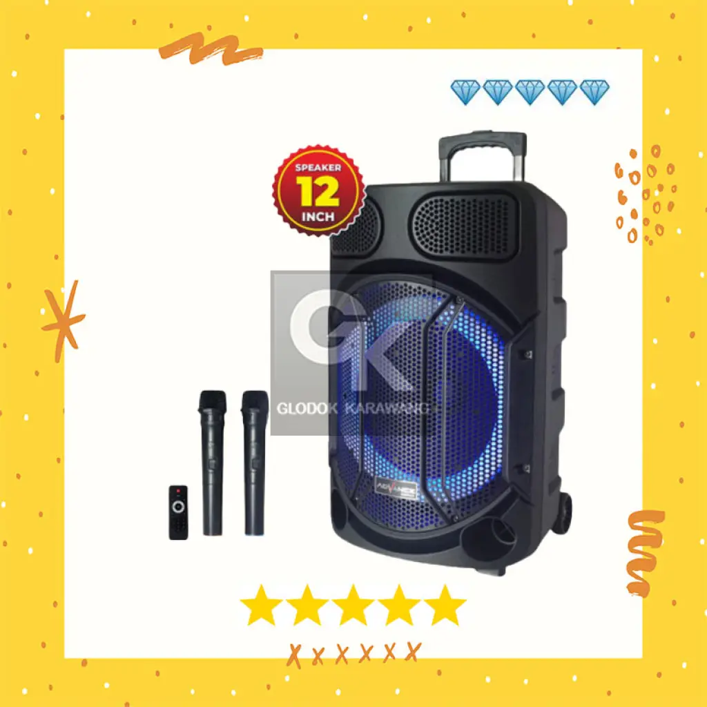 Speaker Portable 12 Inch K1203 Advance