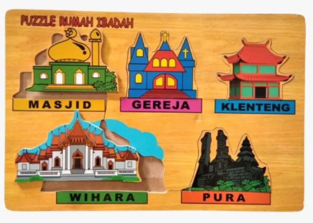 APE PUZZLE TEMPAT IBADAH