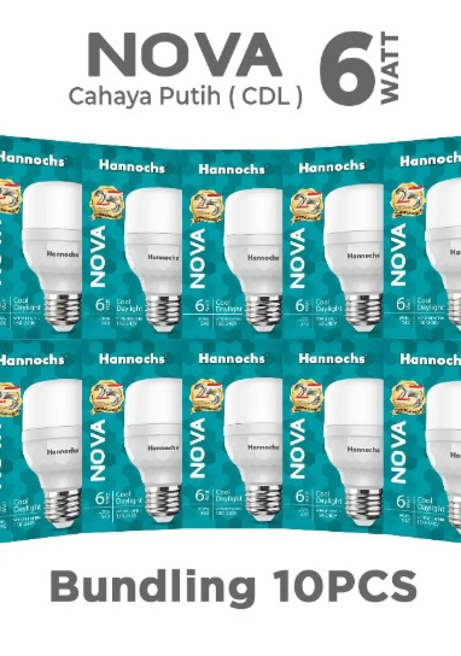 Bohlam Lampu LED ELC LAMPU LED HANNOCH 6 WATT ISI 10 PCS 1 ~item/2022/7/25/lampu_lcd_hannoch_6_watt_10_pcs
