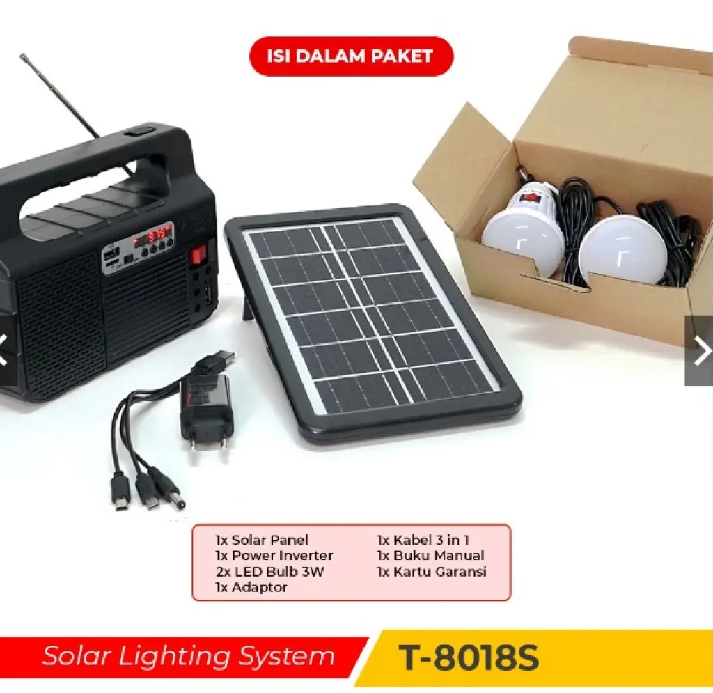 ELC SOLAR PANEL LIGHTING