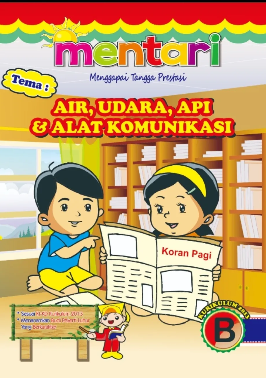 Buku Tulis Sekolah MENTARI TEMA AIR, UDARA, API & ALAT KOMUNIKASI  B 1 ~item/2022/9/16/air_udara_b