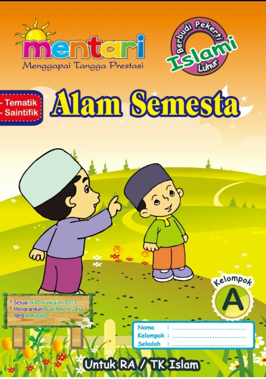 Buku Tulis Sekolah MENTARI TEMA ISLAMI ALAM SEMESTA A 1 ~item/2022/9/16/alam_islami_a1