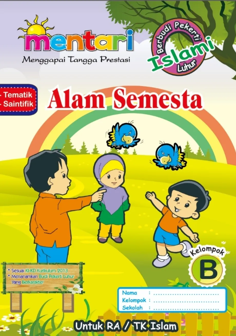 Buku Tulis Sekolah MENTARI TEMA ISLAMI ALAM SEMESTA B 1 ~item/2022/9/16/alam_islami_b