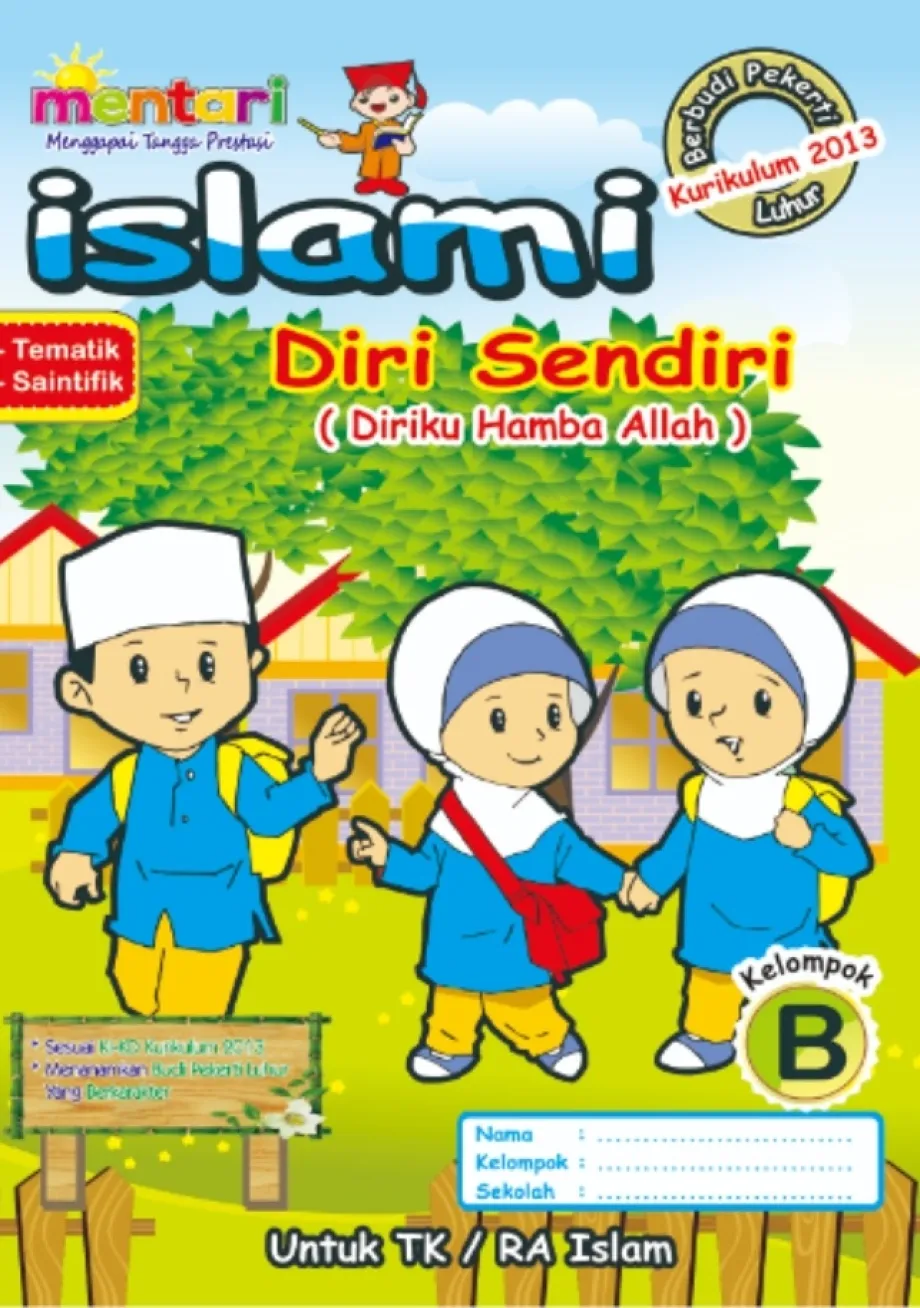 Buku Tulis Sekolah MENTARI TEMA ISLAMI DIRI SENDIRI B 1 ~item/2022/9/16/diri_sendiri_islami_b