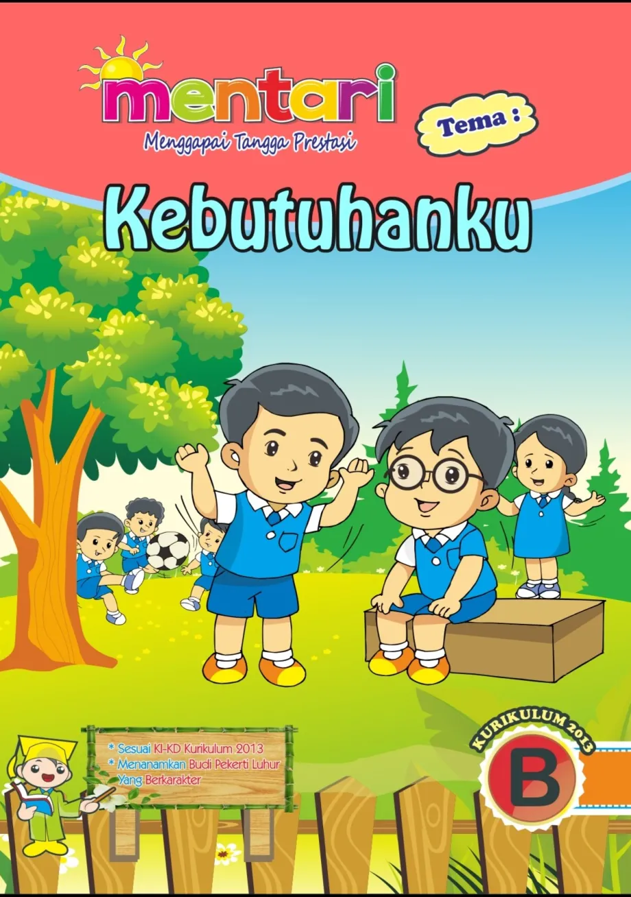 Buku Tulis Sekolah MENTARI TEMA KEBUTUHANKU B 1 ~item/2022/9/16/kebutuhanku_b