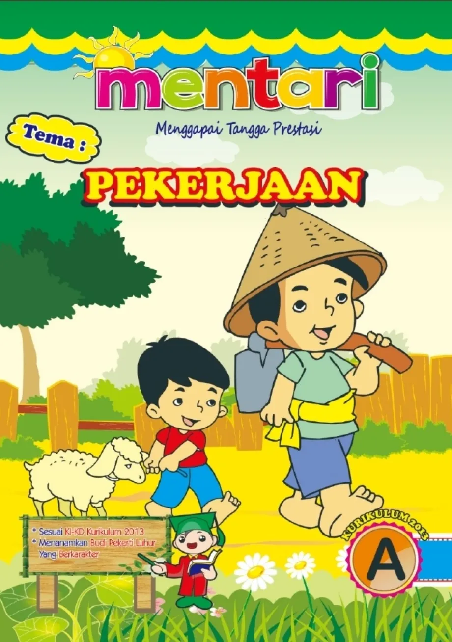 Buku Tulis Sekolah MENTARI TEMA  PEKERJAAN B 1 ~item/2022/9/16/pekerjaan_b
