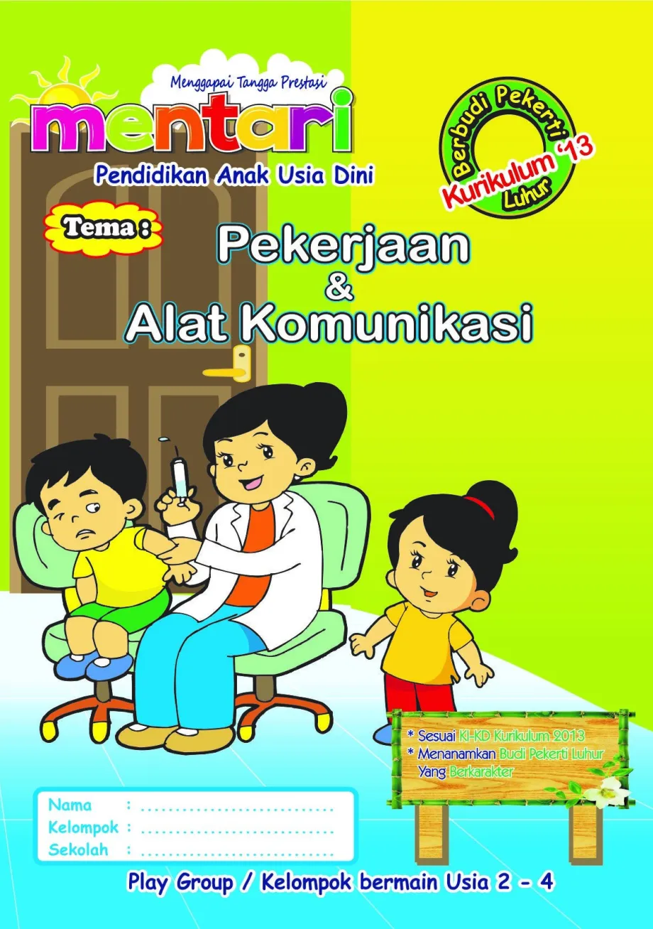 Buku Tulis Sekolah MENTARI TEMA PEKERJAAN & ALAT KOMUNIKASI 1 ~item/2022/9/16/pekerjaan_paud