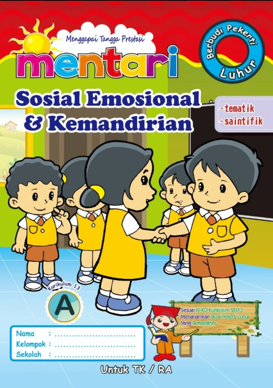 Buku Tulis Sekolah MENTARI SOSIAL EMOSIONAL & KEMANDIRIAN A TAHUNAN 1 ~item/2022/9/16/tahunansosem_a