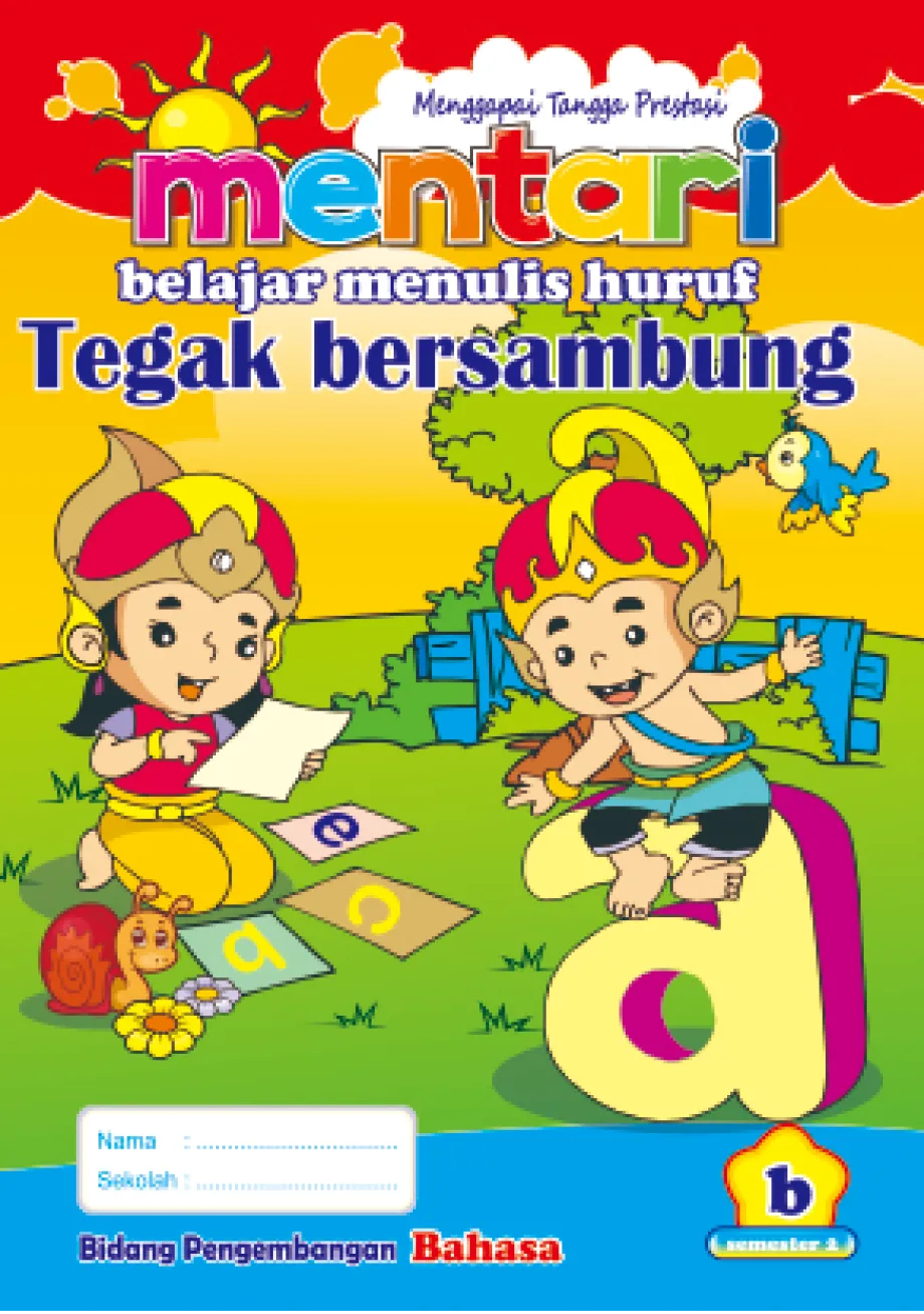 Buku Tulis Sekolah MENTARI BELAJAR MENULIS TEGAK BERSAMBUNG B2 1 ~item/2022/9/16/tegak_bersambbung