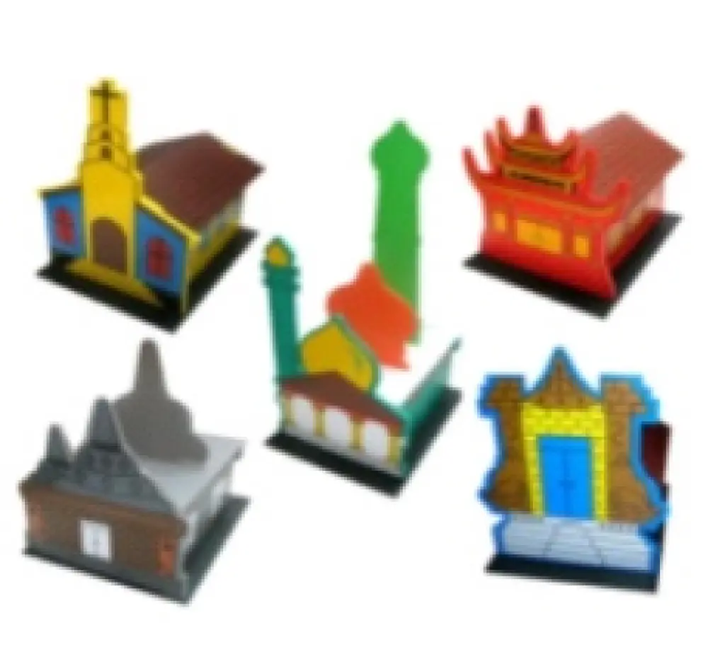 APE MINIATUR TEMPAT IBADAH