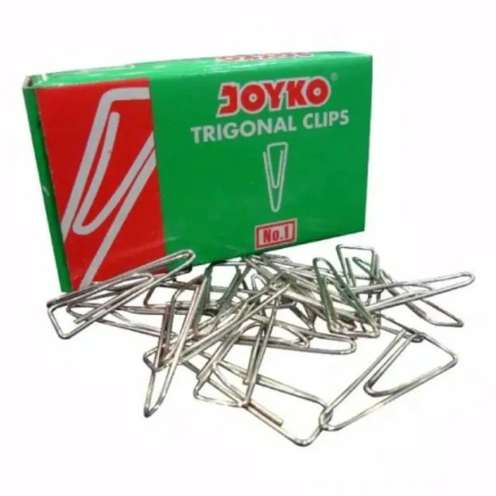 KLIP KERTAS TRIGONAL NO 1 JOYKO ATS
