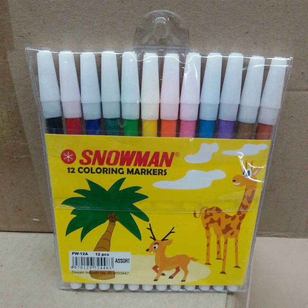 SPIDOL 12 WARNA ATS