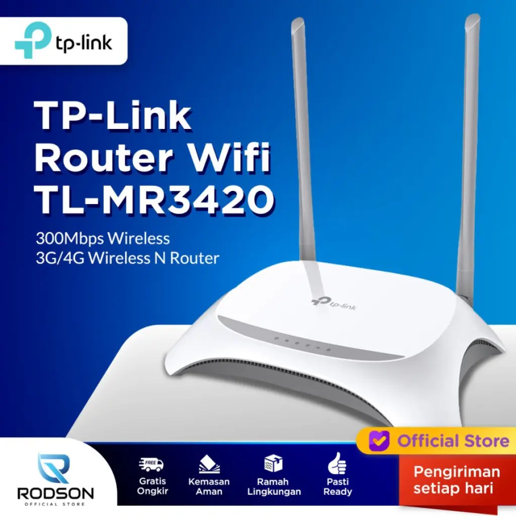 TPLINK TLMR3420 Router 4G  3G USB Modem NEW FIRMWARE TPLINK MR 3420