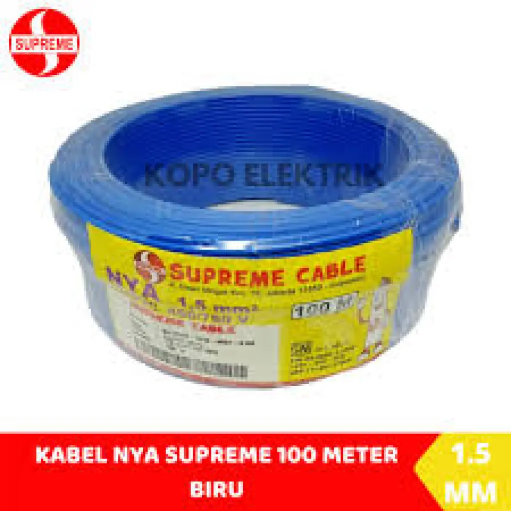 Kabel NYA 15 Biru
