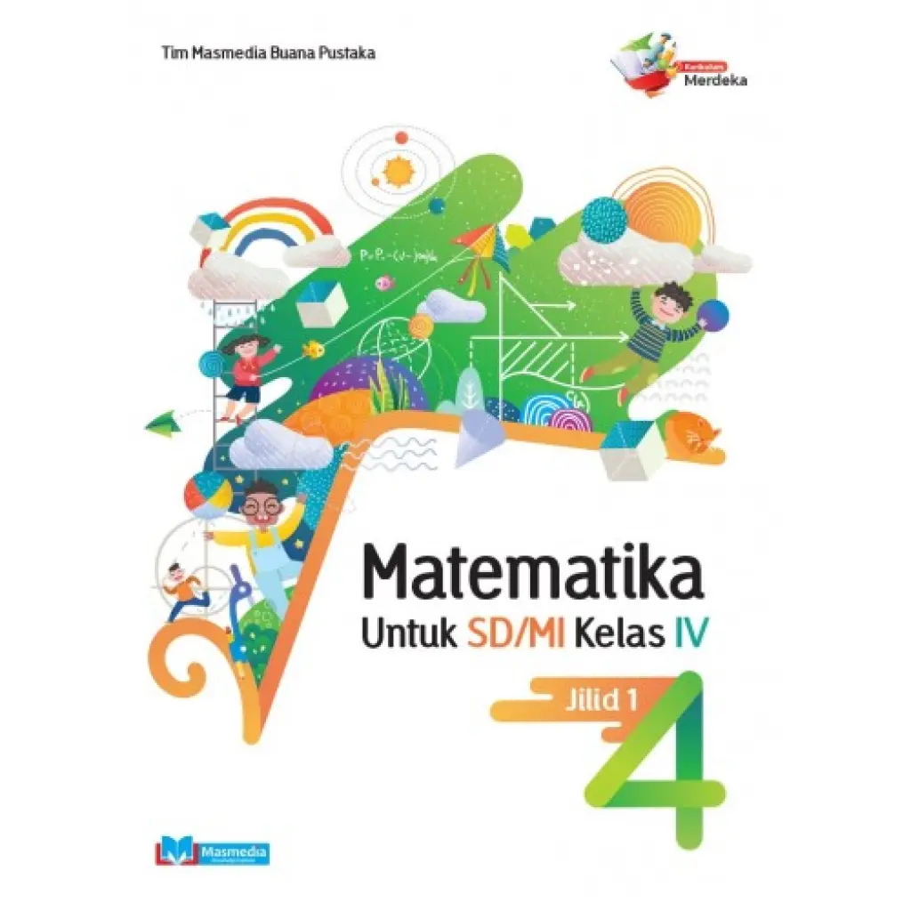 Paket Matematika SDMI Kelas IV Jilid 1 dan 2 Kurikulum Merdeka