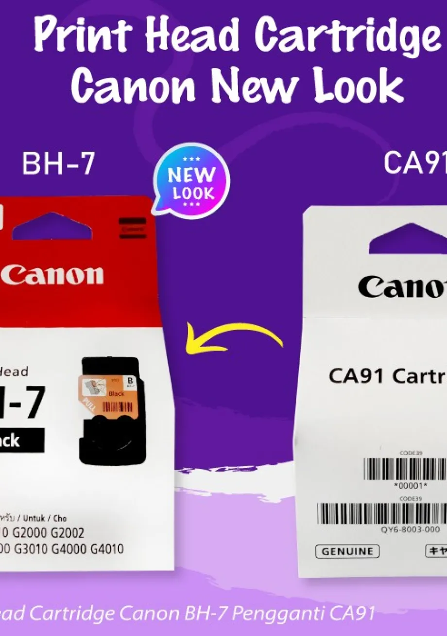 Tinta Printer Print Head Cartridge Canon CH-7 CH7 Printer G1000 G2000 G3000 G4000 - BH7 Black 1 ~item/2023/12/21/ch_7_black