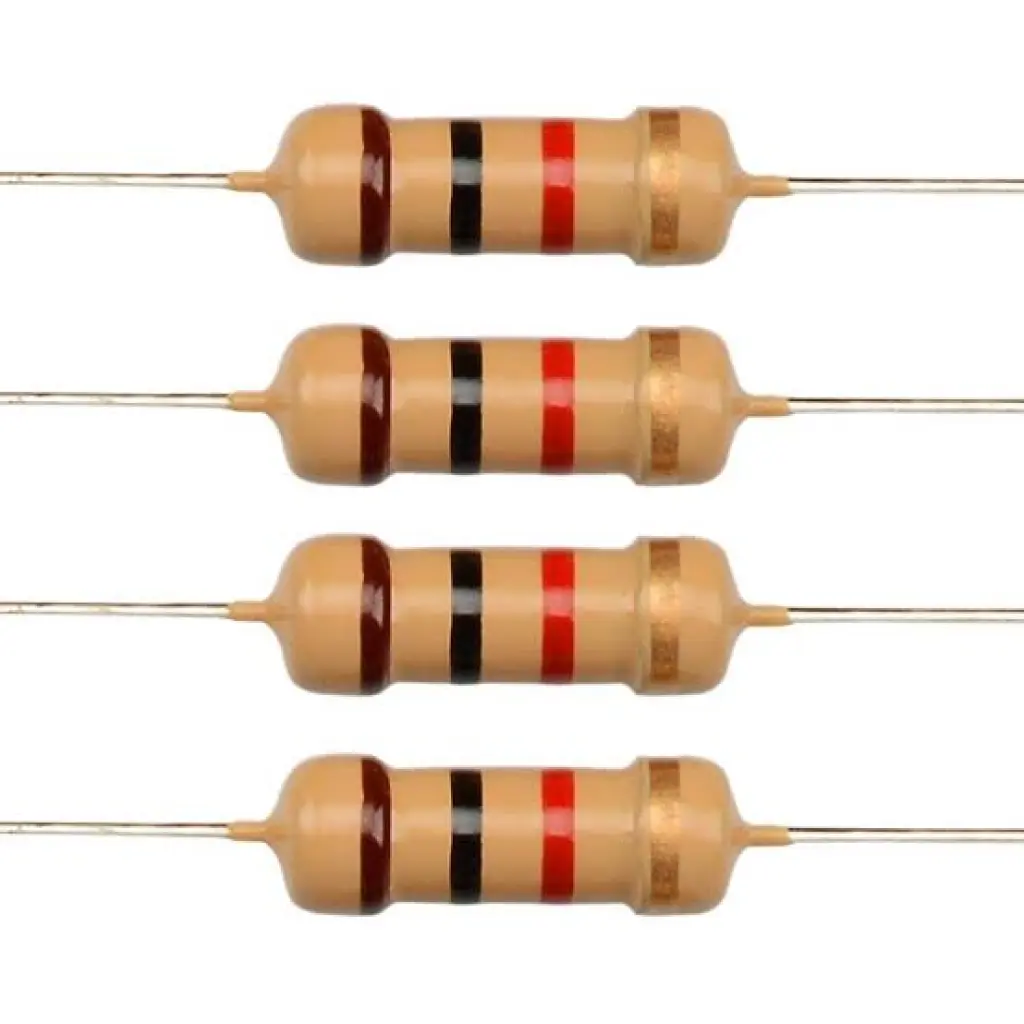 Resistor untuk 4 paket robot
