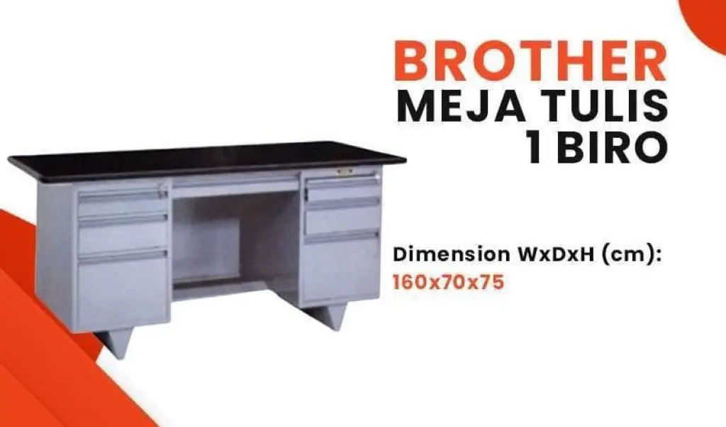 MEJA KERJA 1 BIRO BROTHER B 802