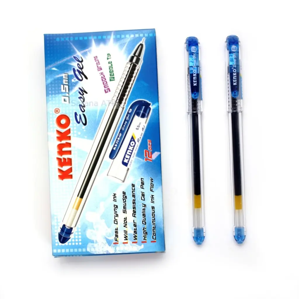 PULPEN GEL KENKO EASY GEL 05 MM  BIRU