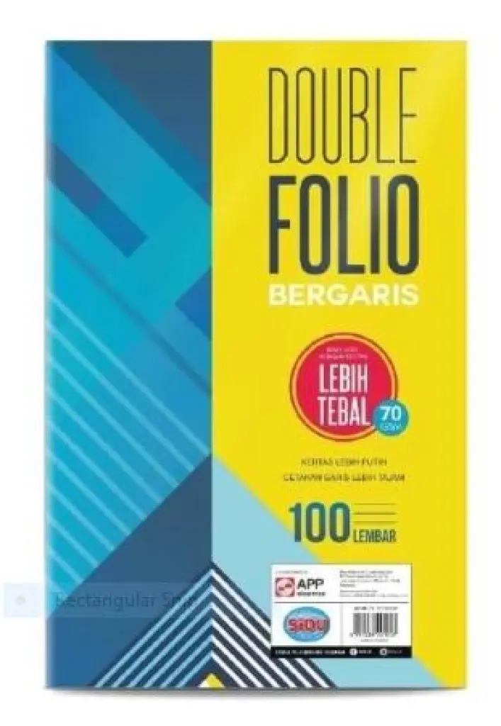 Kertas Bergaris Uk F4 200 Lembar