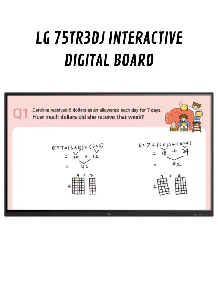LG 75TR3DJ INTERACTIVE DIGITAL BOARD