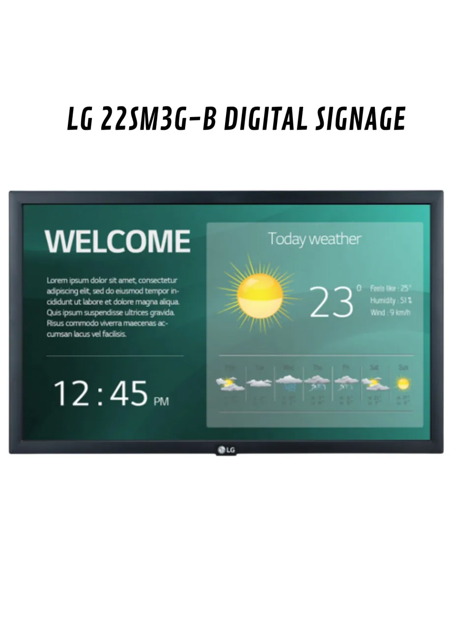 Monitor LED LG 22SM3G-B DIGITAL SIGNAGE 1 ~item/2024/2/23/lg_22sm3g_b_digital_signage