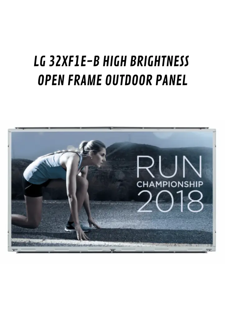 LG 32XF1EB HIGH BRIGHTNESS OPEN FRAME OUTDOOR PANEL