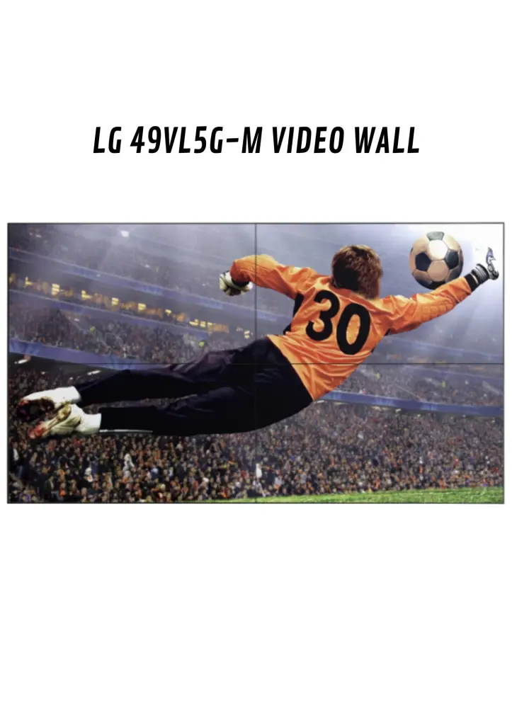 LG 49VL5GM VIDEO WALL