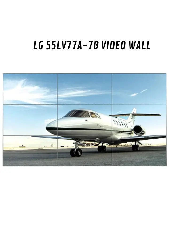 LG 55LV77A7B VIDEO WALL