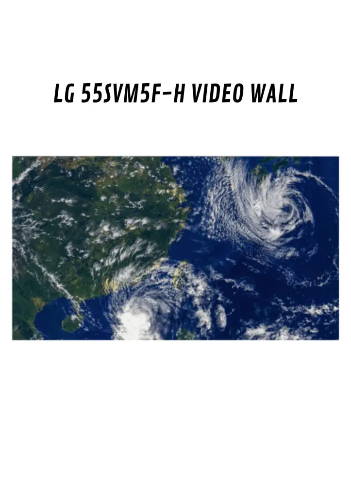LG 55SVM5FH VIDEO WALL