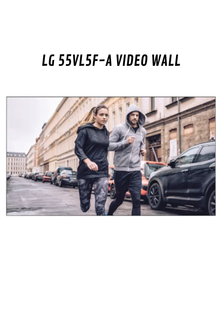 LG 55VL5FA VIDEO WALL