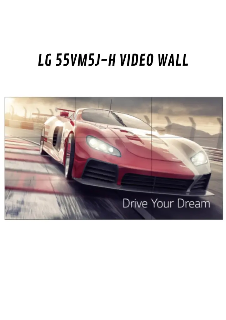 LG 55VM5JH VIDEO WALL