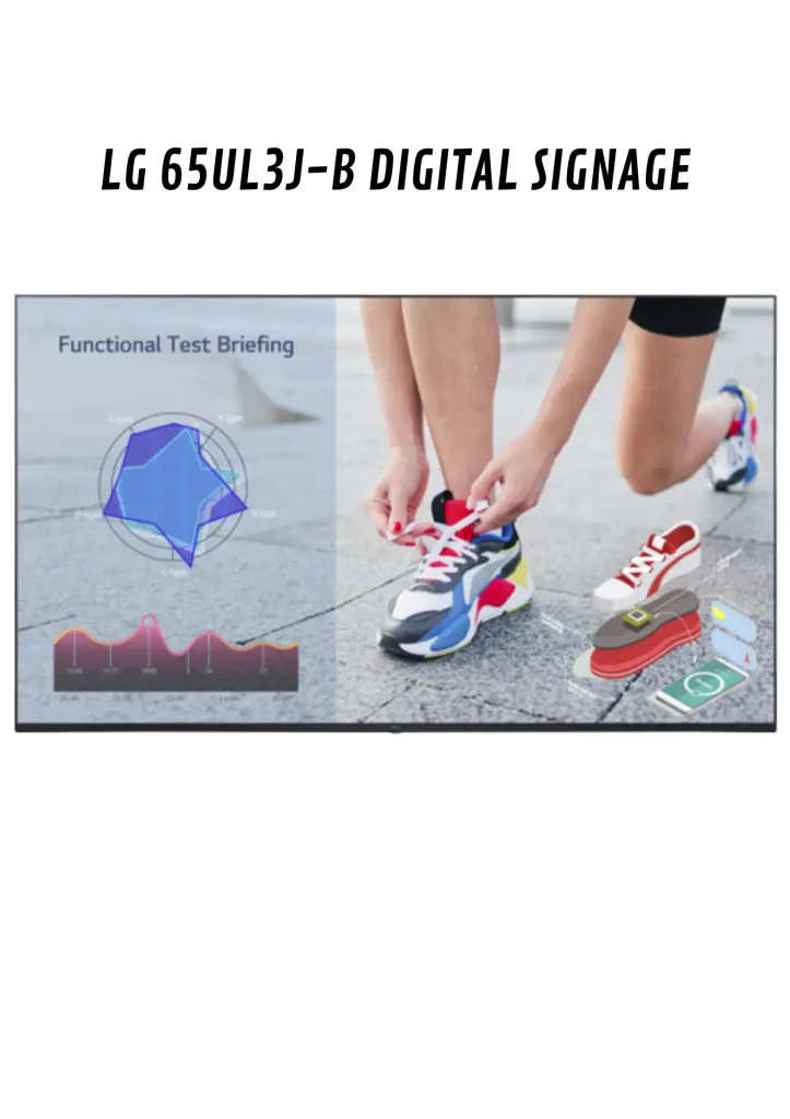 LG 65UL3JB DIGITAL SIGNAGE