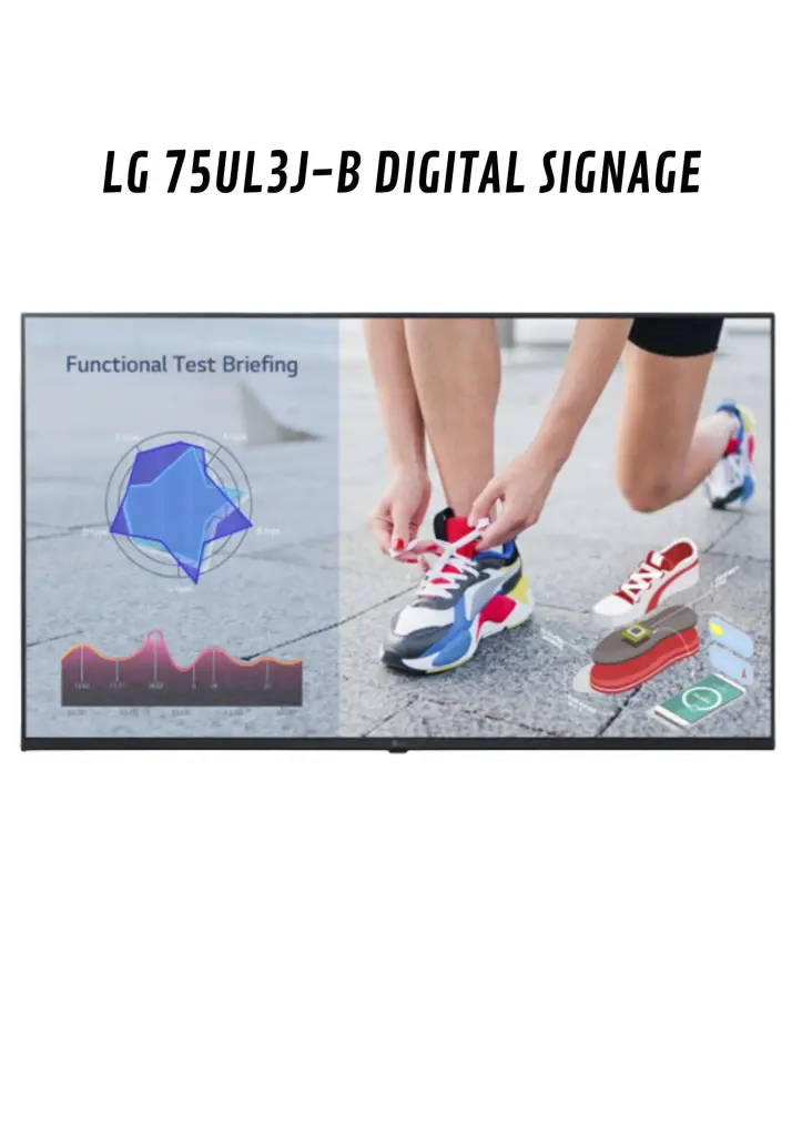 LG 75UL3JB DIGITAL SIGNAGE