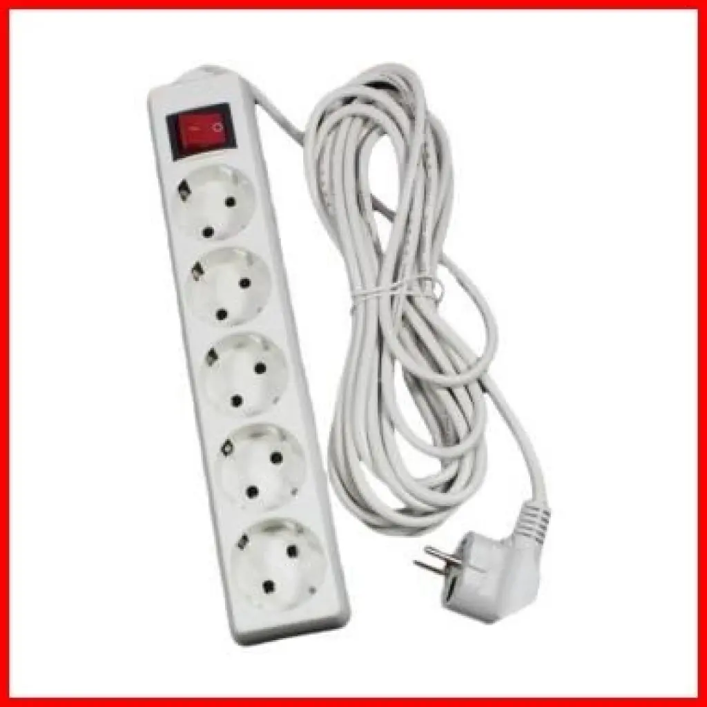 Terminal Stop Kontak 5 lubang panjang kabel 3 meter