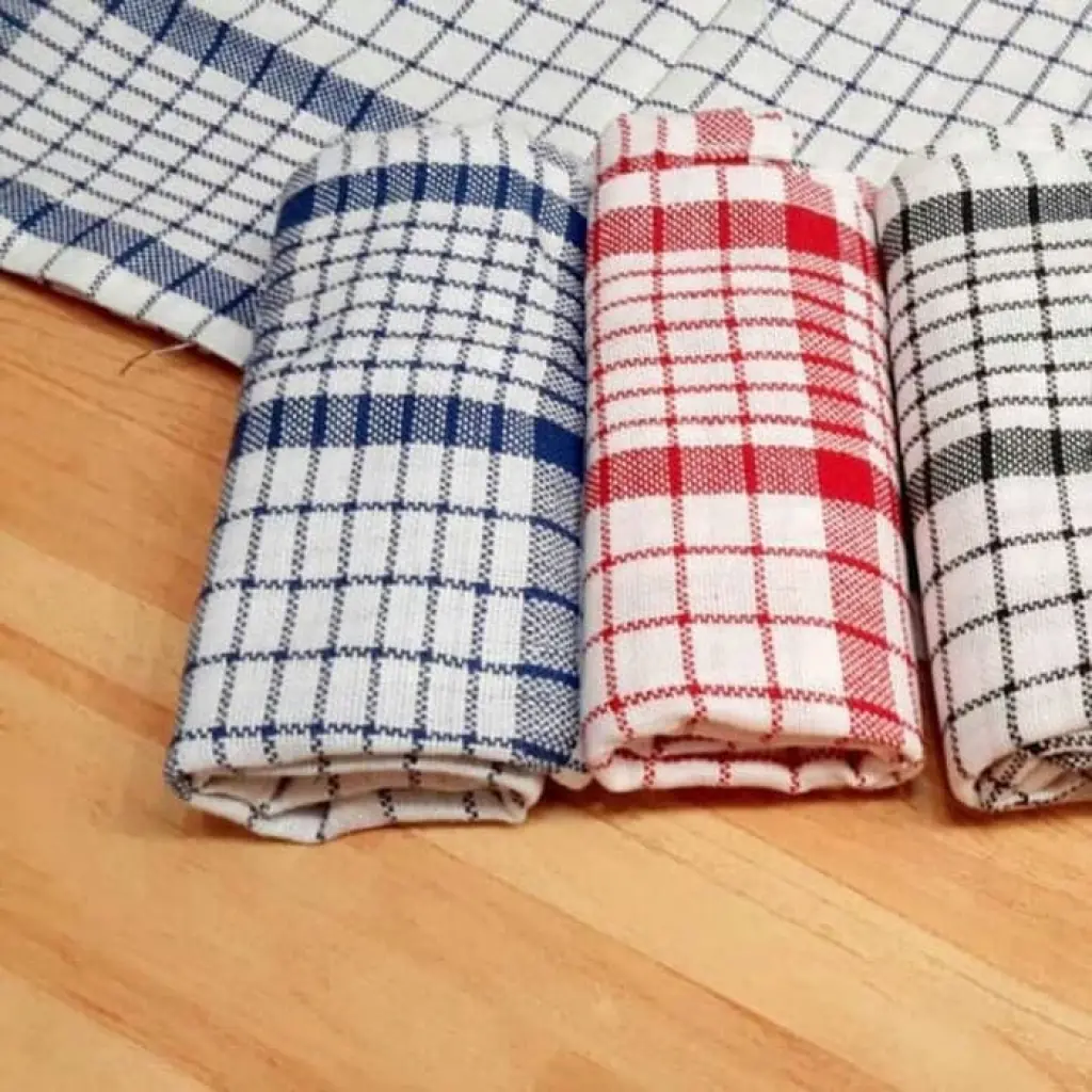 Kain Lap Bahan  Katun bermotif kotakkotak
