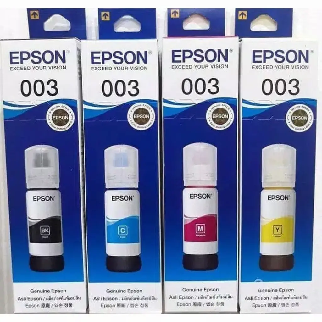 1 Set Tinta Epson 003 Original 4 Warna