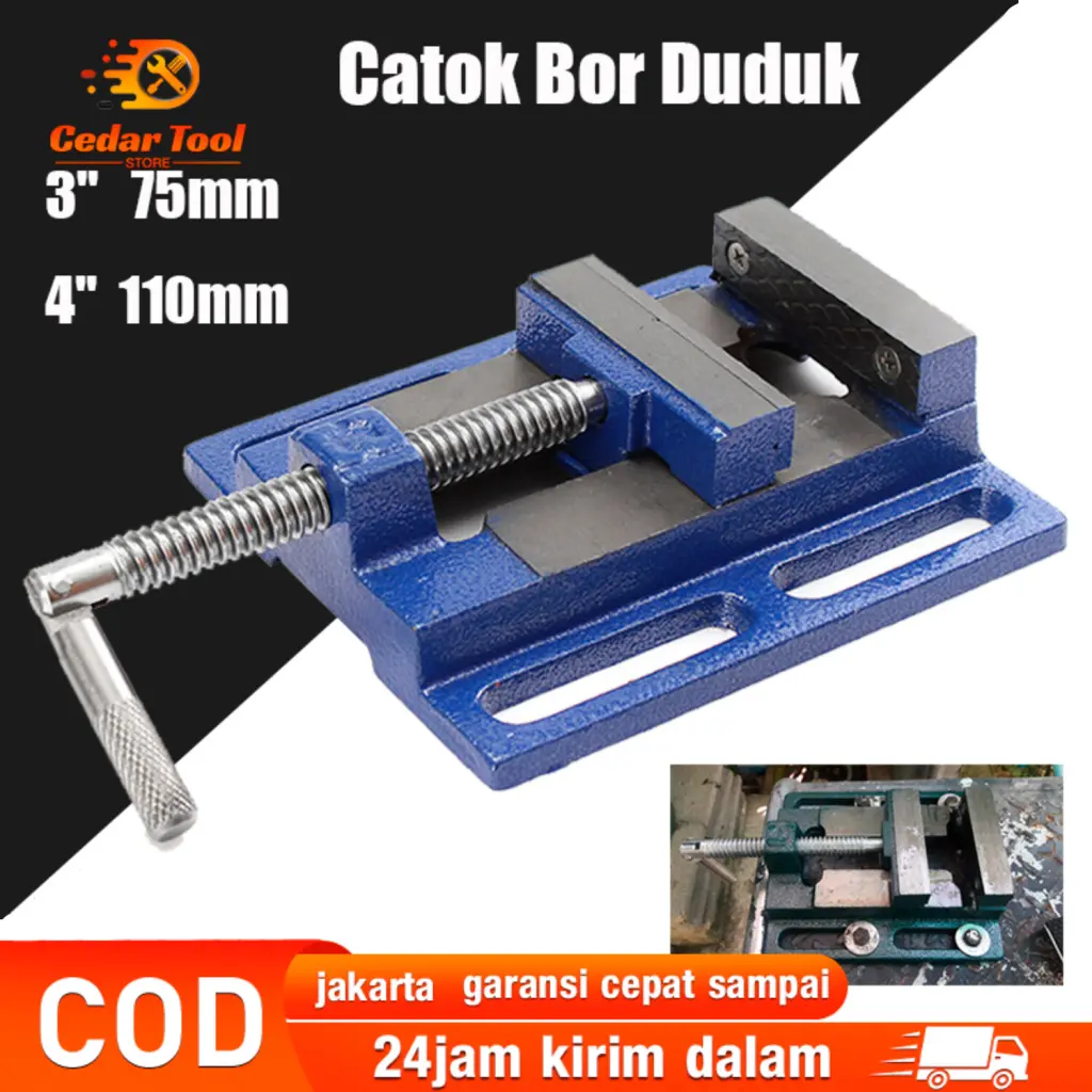 Praktik Ragum Mesin Bor Catok