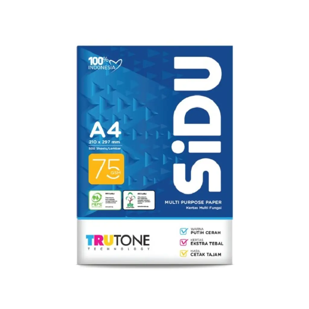 Kertas HVS SIDU A4 75 gr