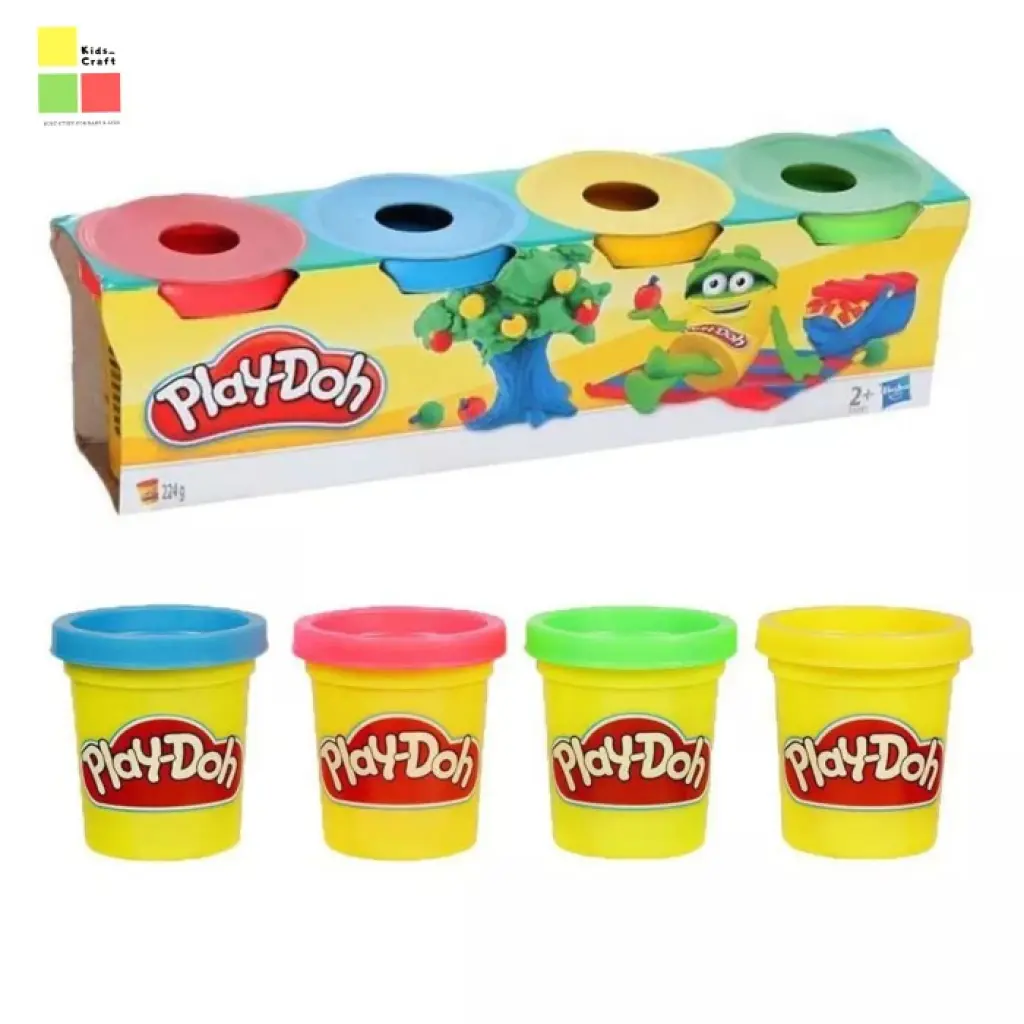 Play Doh  Mainan lilin Mini Clay 4 Pack