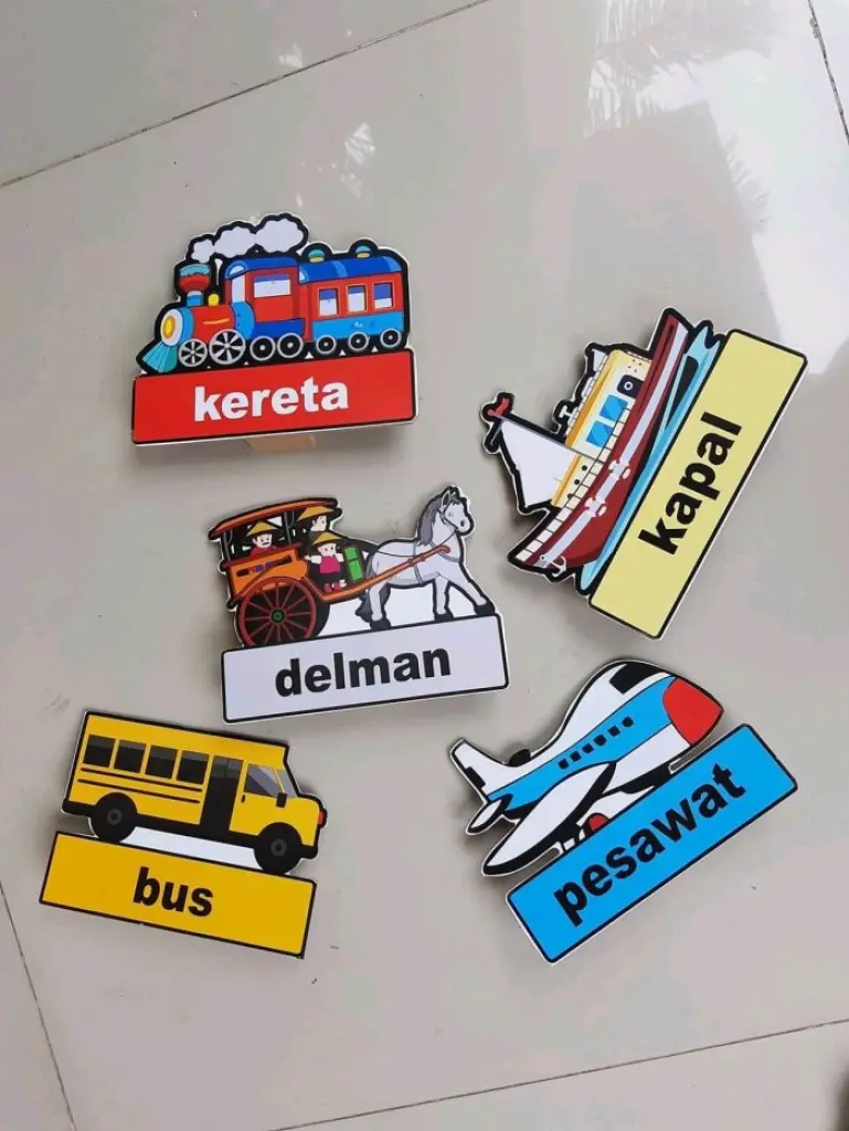 Komponen Replika Kendaraan Edukasi Anak